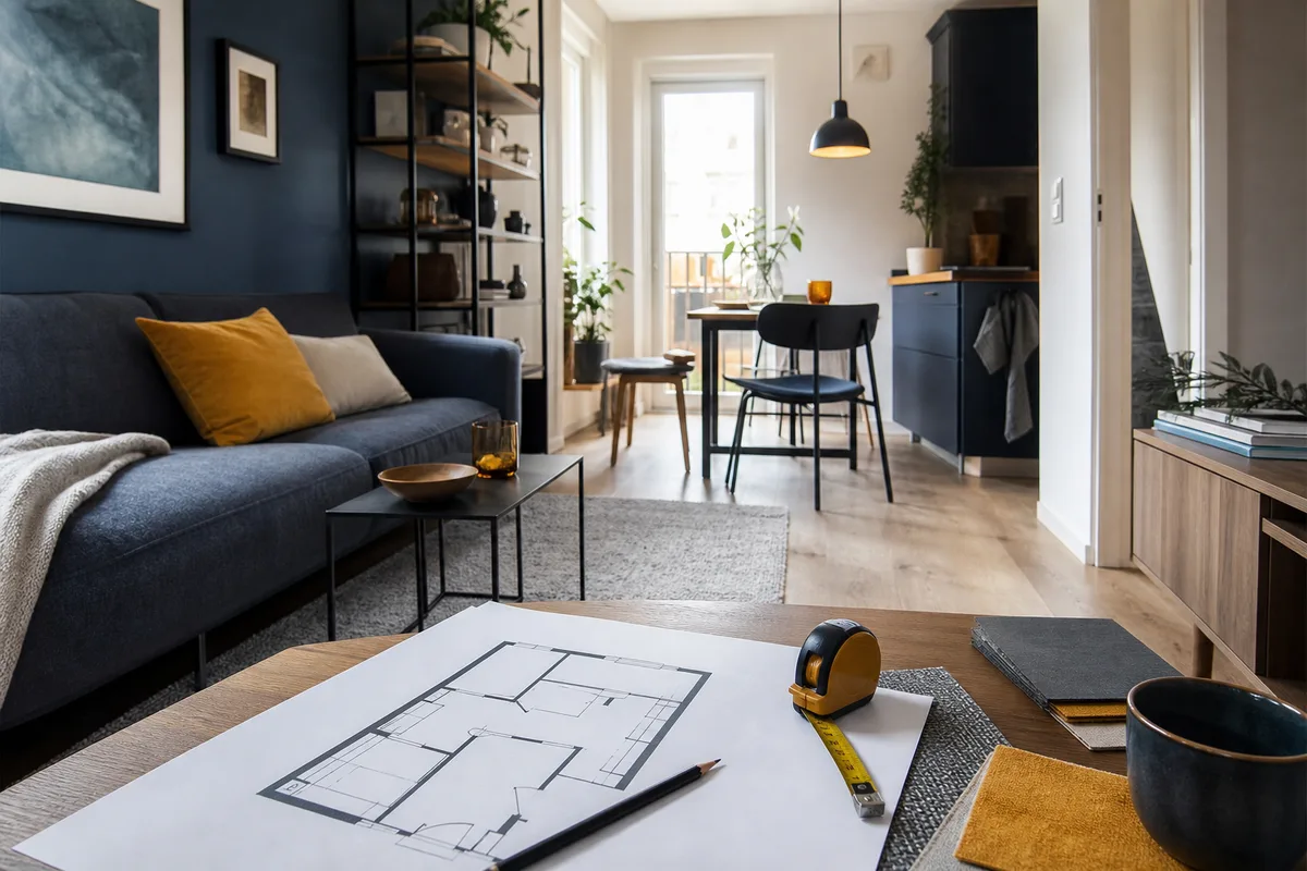 Kleine Wohnung einrichten: Grundriss lesen, bevor Sie Möbel kaufen